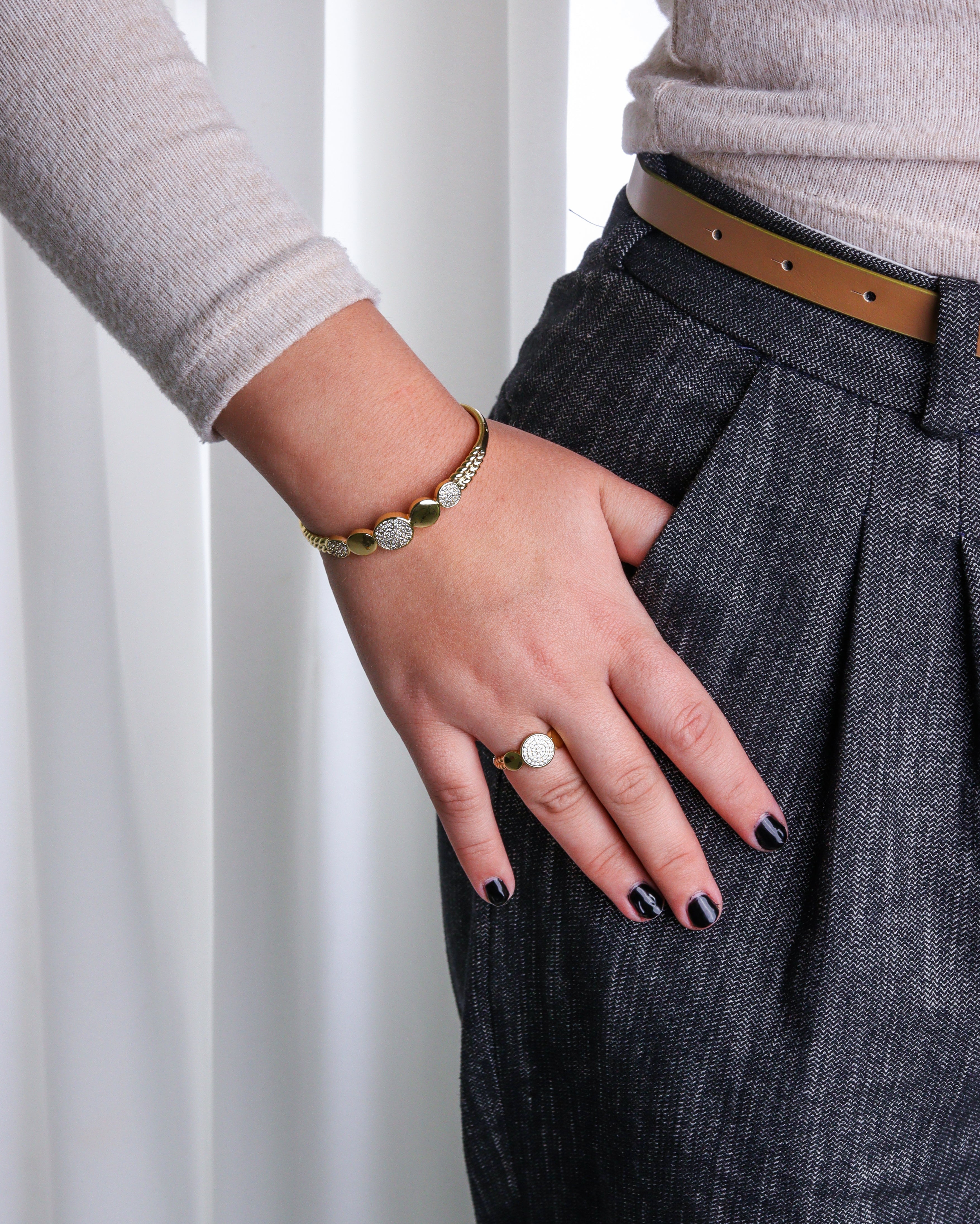Bracelet & Bague Cercle Éclatant - ORINO