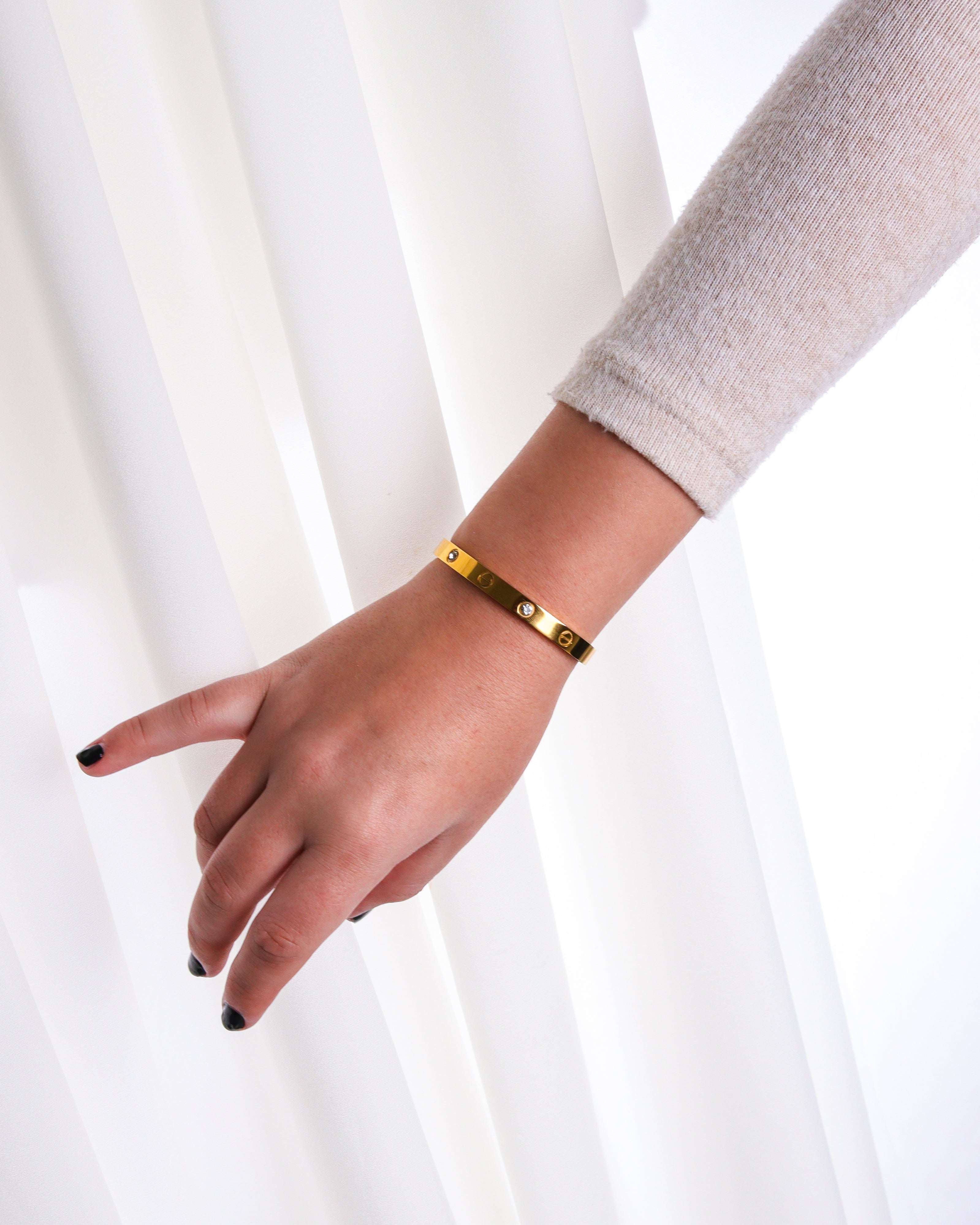 Bracelet Élégance “Rivets de Lumière” - ORINO